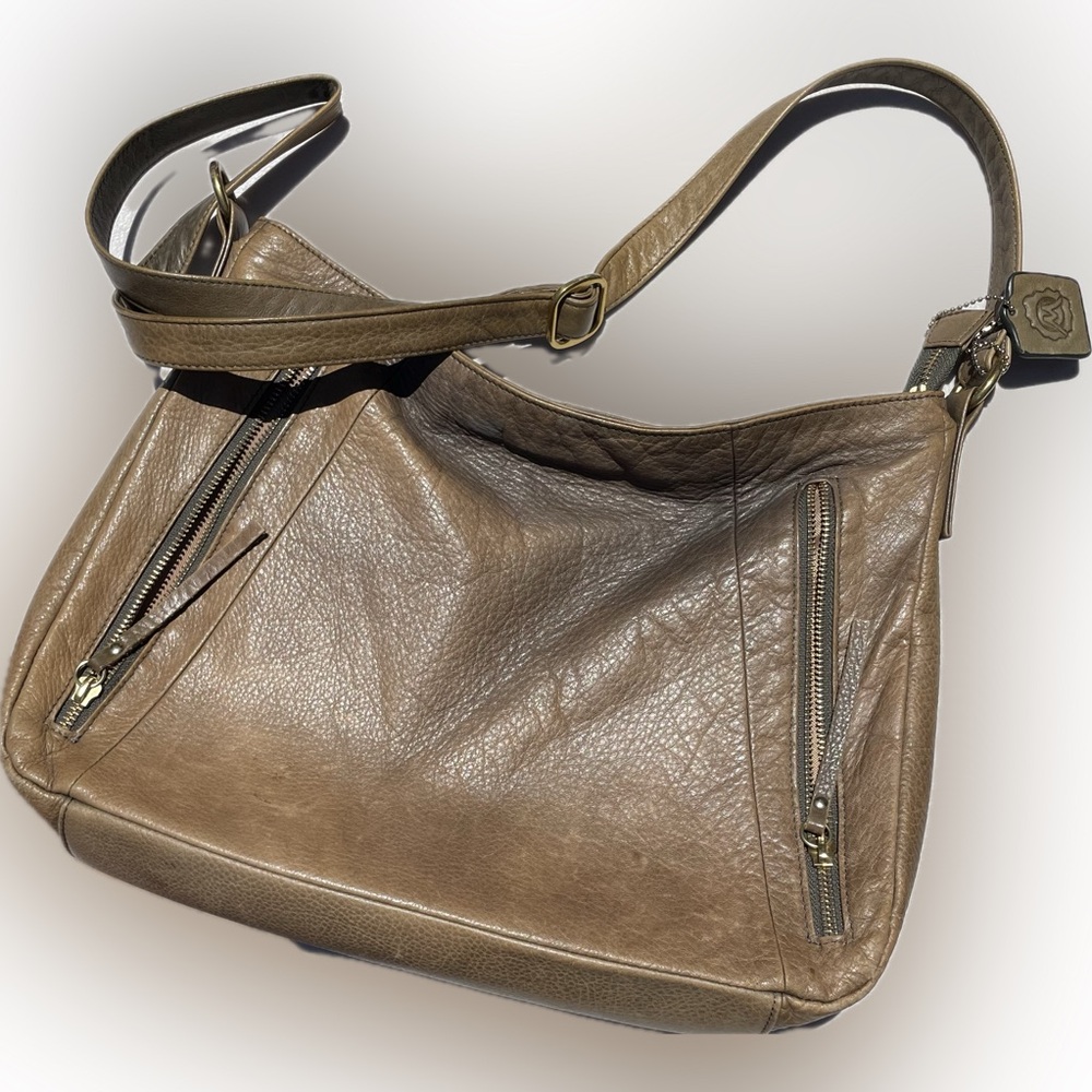 Brown Leather Shoulder Bag